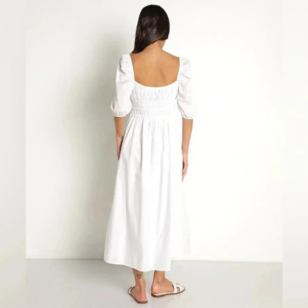 Revolve Faithful the Brand Harmonita Poplin Dress NWT - Picture 4 of 5